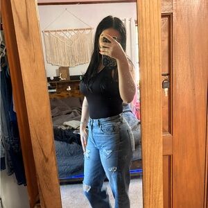 American Eagle Outfitters Blue Boyfriend Jeans